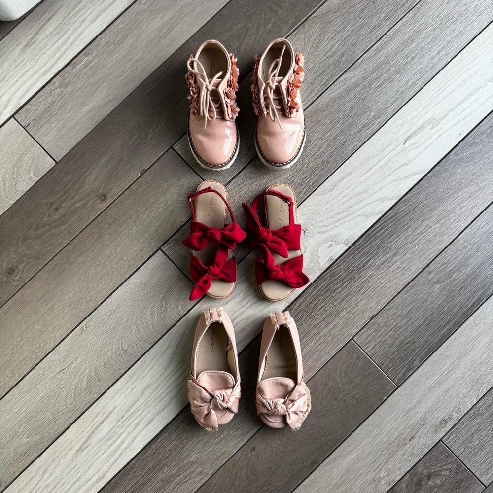 Zara Girls Shoes Bundle | 3 Pairs in Regular Condition | Size: 27 & 26
